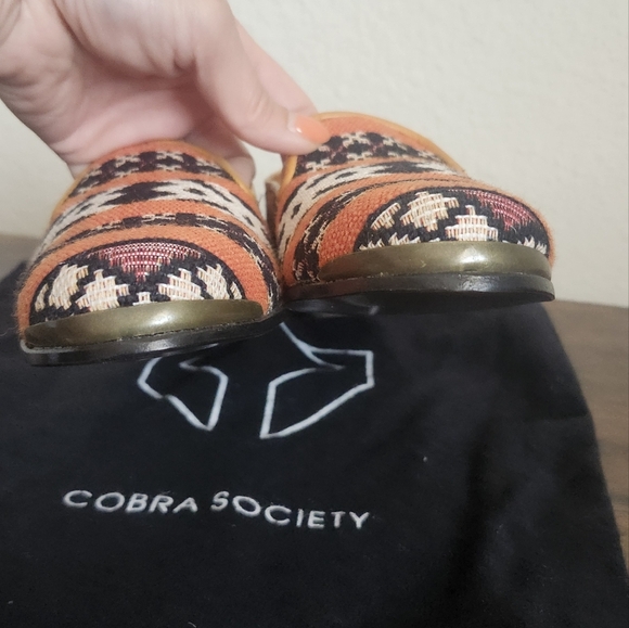 Cobra Society Orange Tapestry Loafers - Picture 4 of 12